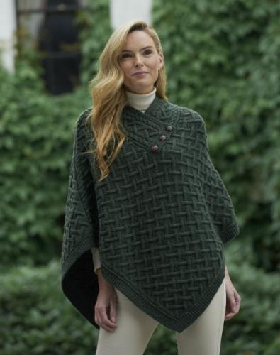 Poncho laine irlandaise - Islander